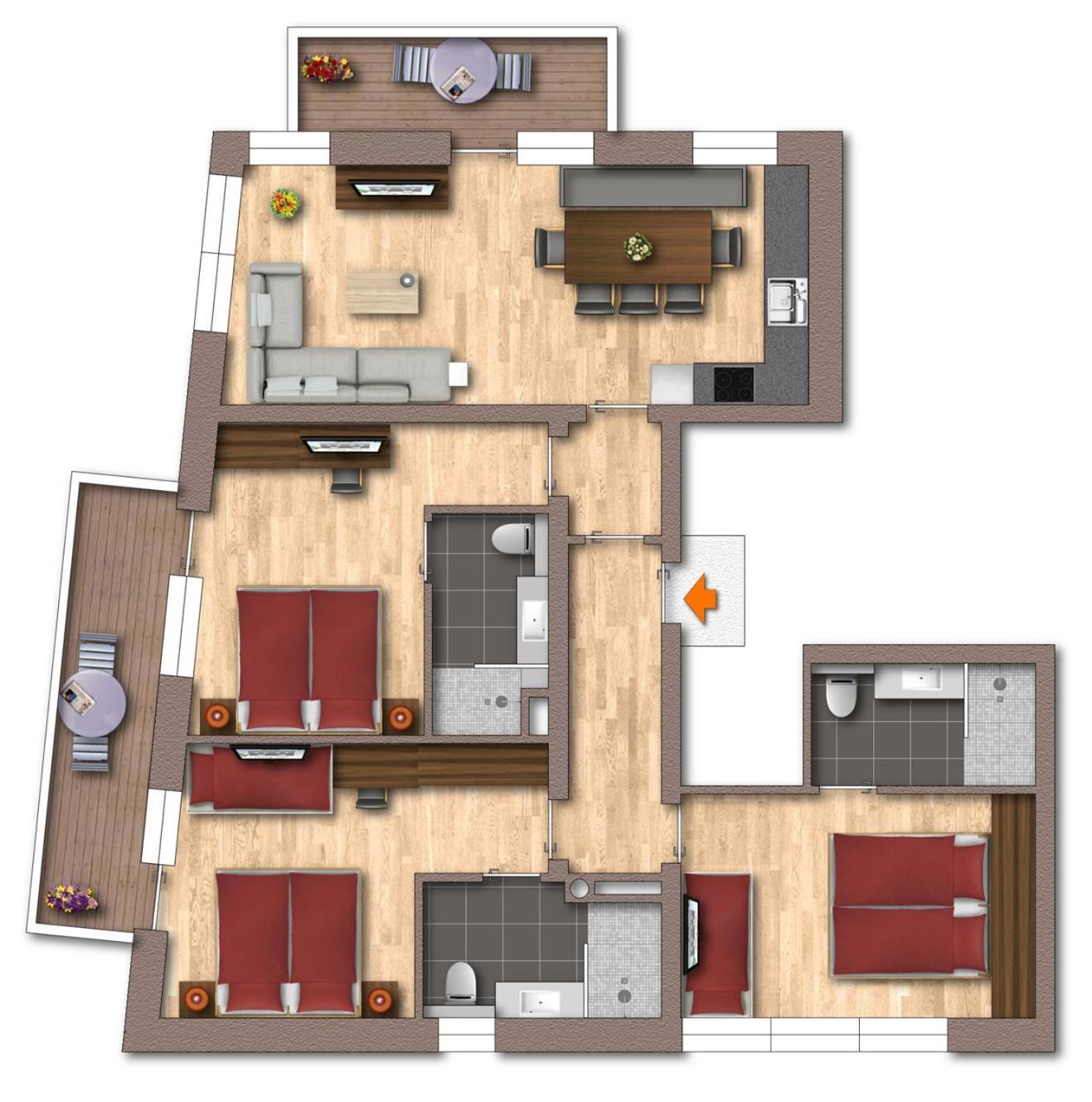 Appartements Alma Mayrhofen Kültér fotó